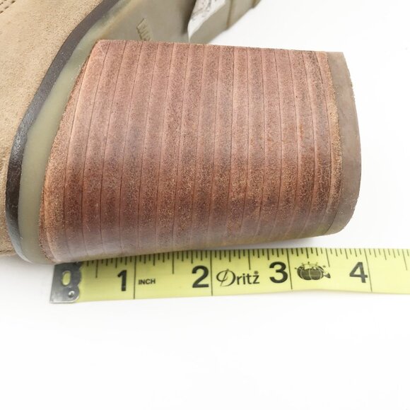 CREVO Alicia Chelsea Hiker Block Heel Dark Taupe Boots Ankle Booties Womens 8 - Picture 10 of 11
